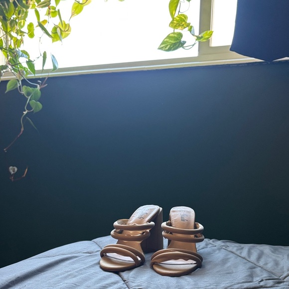 SHEIN Beige Strappy Heels - Picture 1 of 3